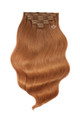 Cinnamon Ginger - Invisible 20" Deluxe Clip In Remy Human Hair Extensions 200g
